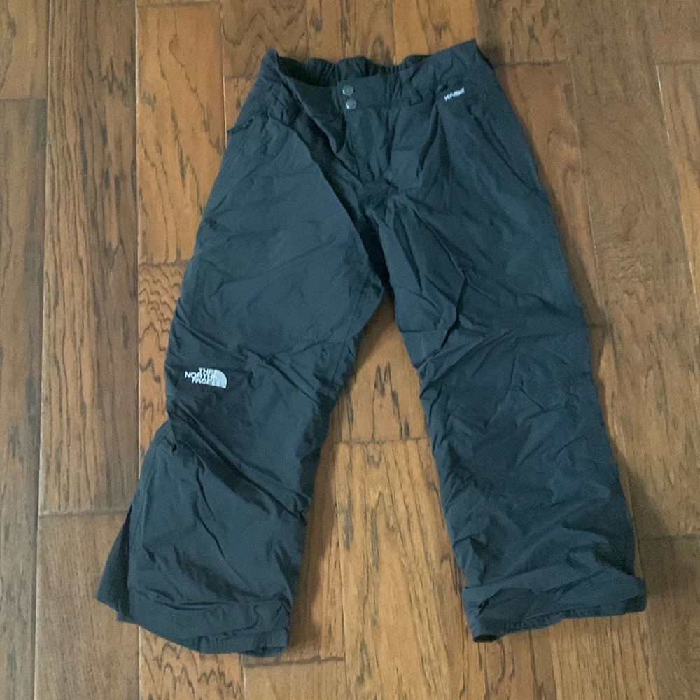 The North Face Girl's Black Snow Pants Size Large